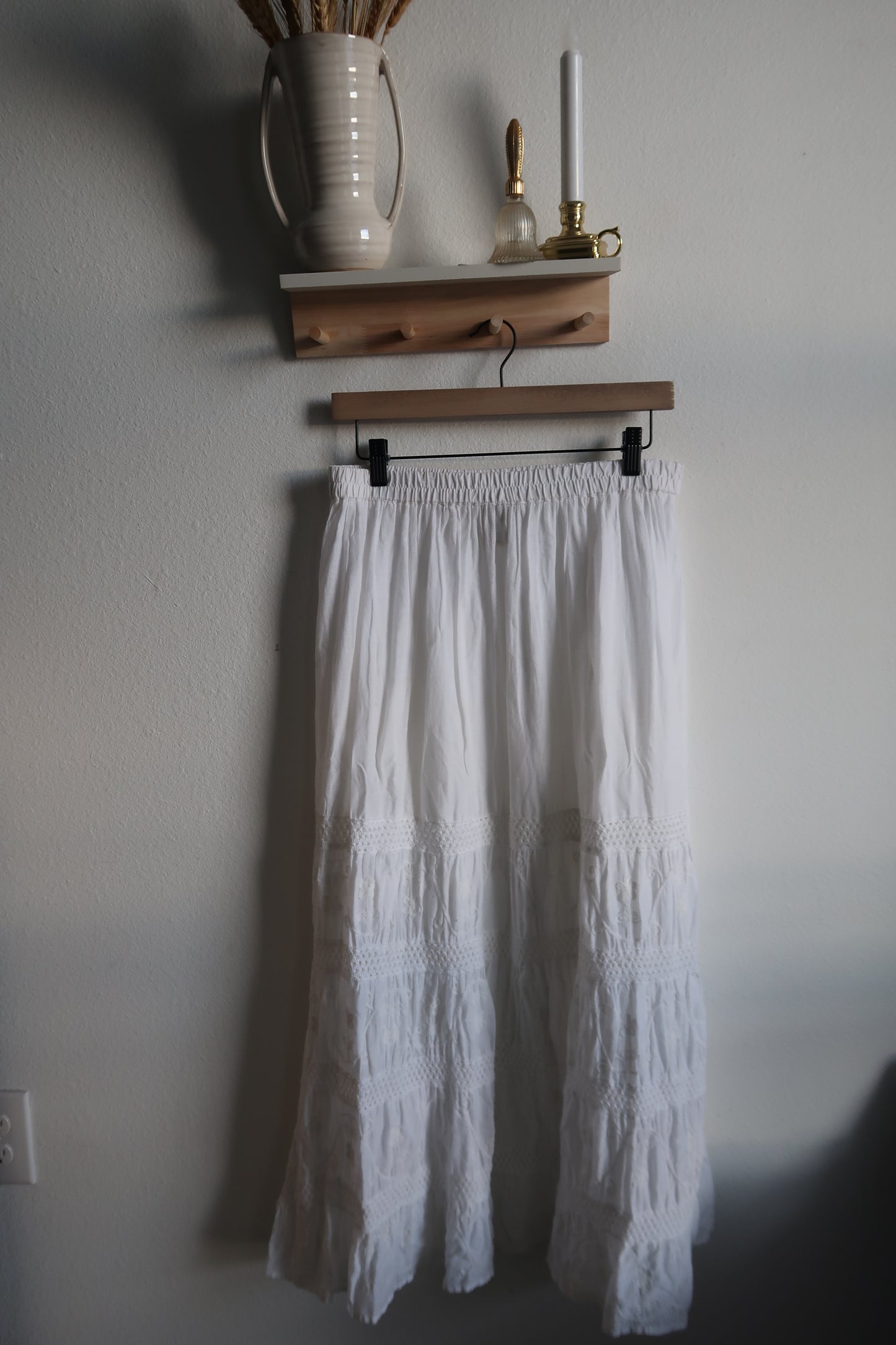 Embroidered Maxi Skirt