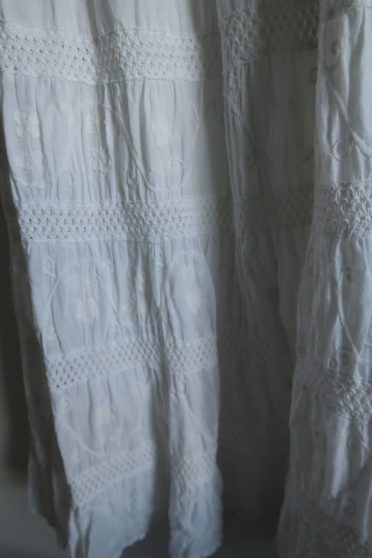 Embroidered Maxi Skirt