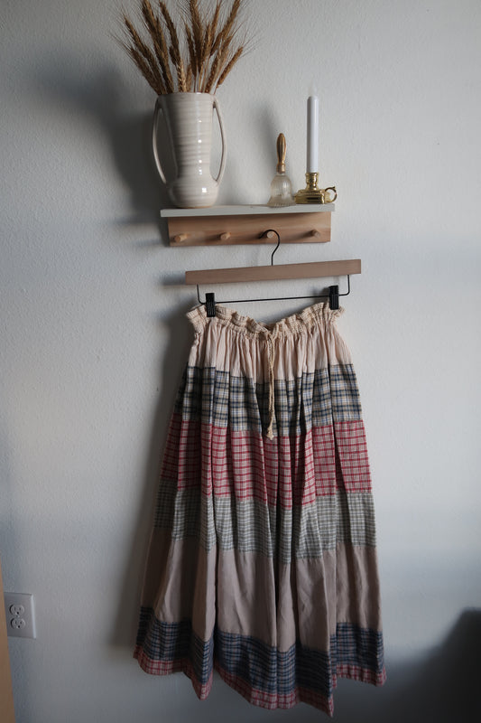 VTG Patchwork Maxi Skirt