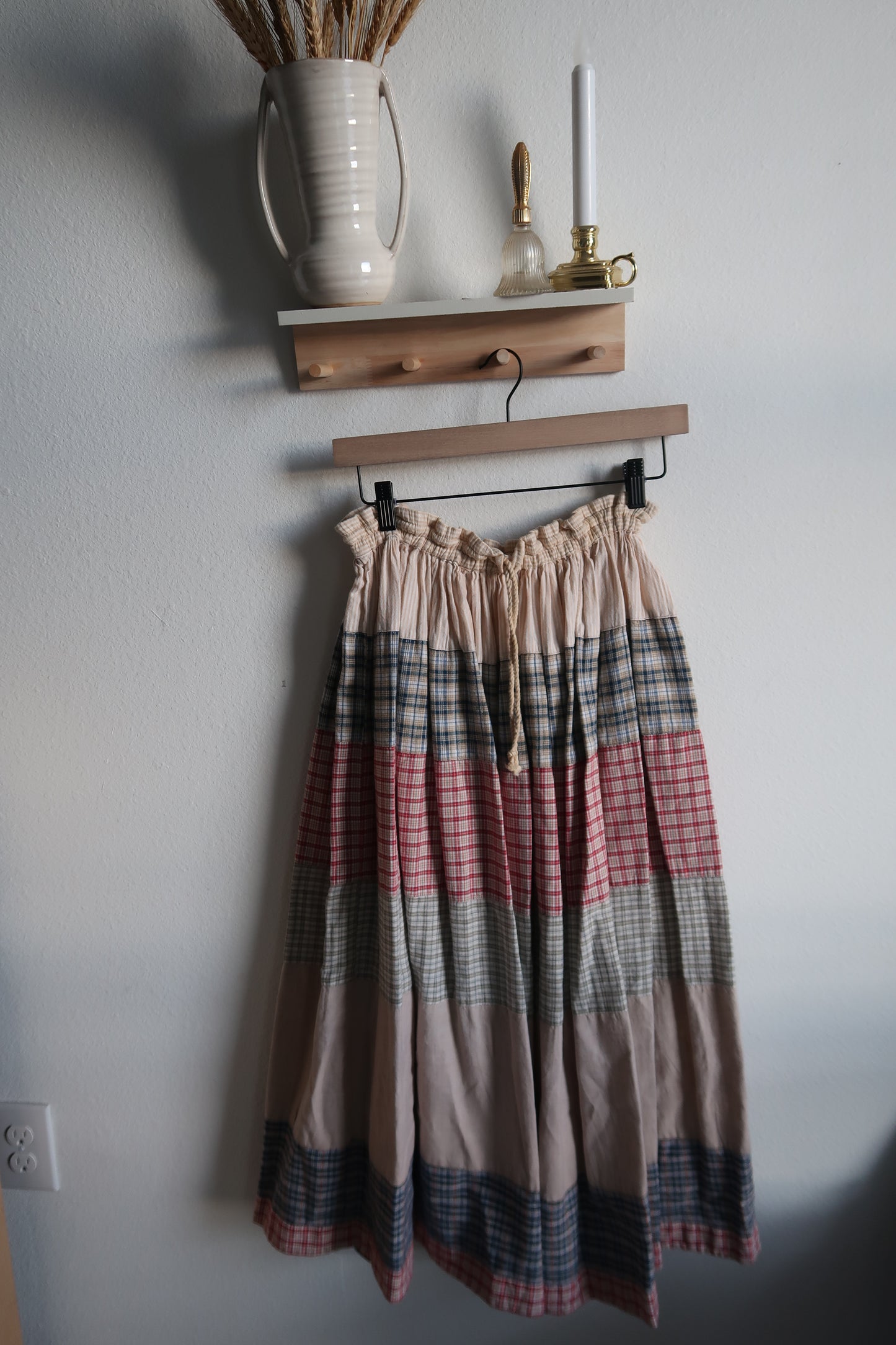 VTG Patchwork Maxi Skirt