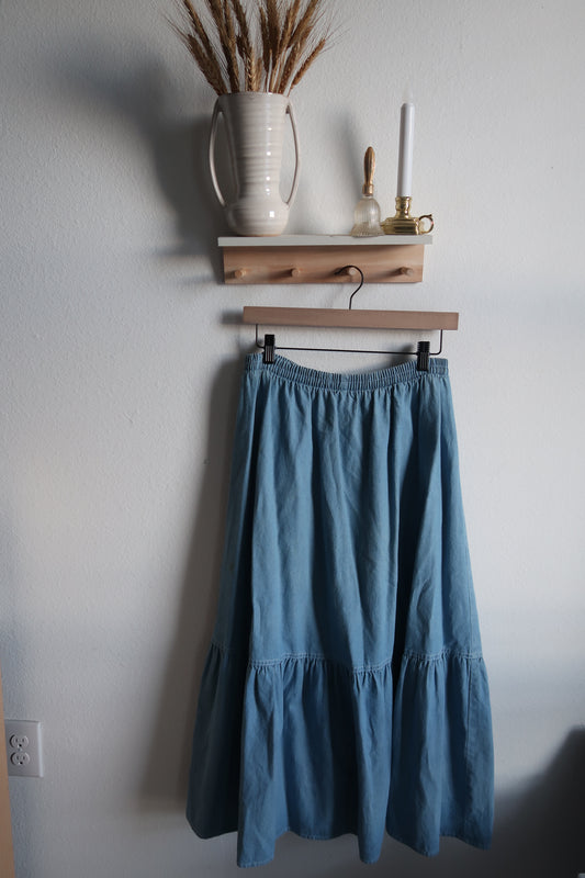 VTG Jean Maxi Skirt
