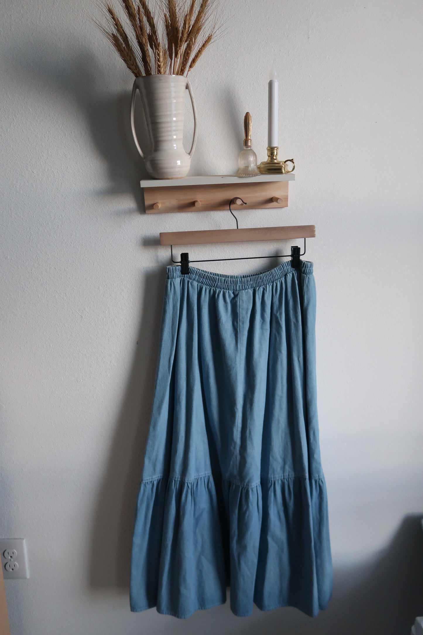 VTG Jean Maxi Skirt